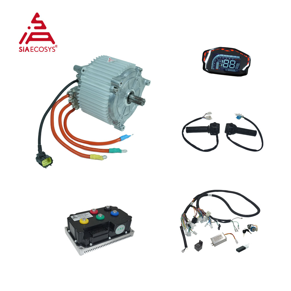 Mid Drive Motor Kit 72V 5000W - SIASZD142A-67 ชุดแปลงมอเตอร์ขับเคลื่อนกลาง 72V 5000W พร้อมตัวควบคุม Fardriver